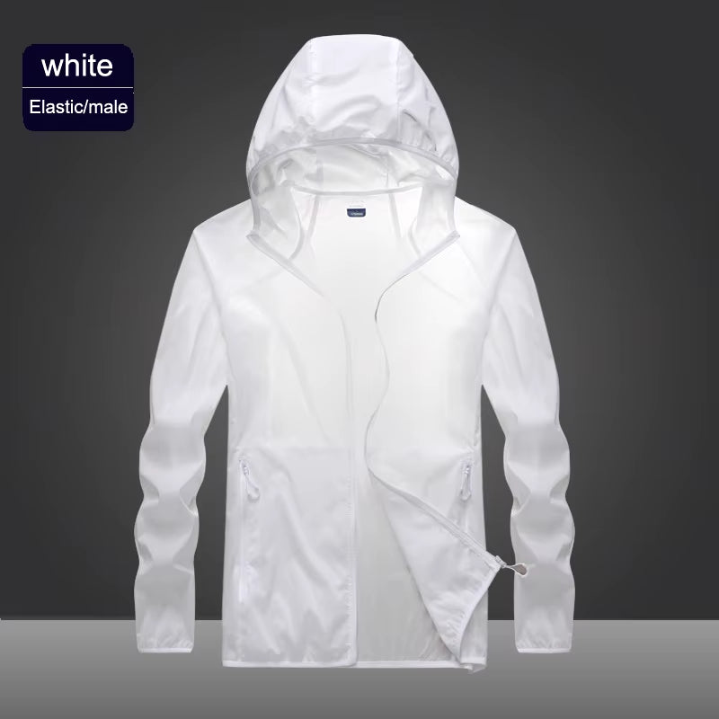 2023 Pocket Quick-Drying Sun Protection Clothing Ultrathin Sunscreen Jacket Windbreaker Cycling Running Camping Breathable Shirt