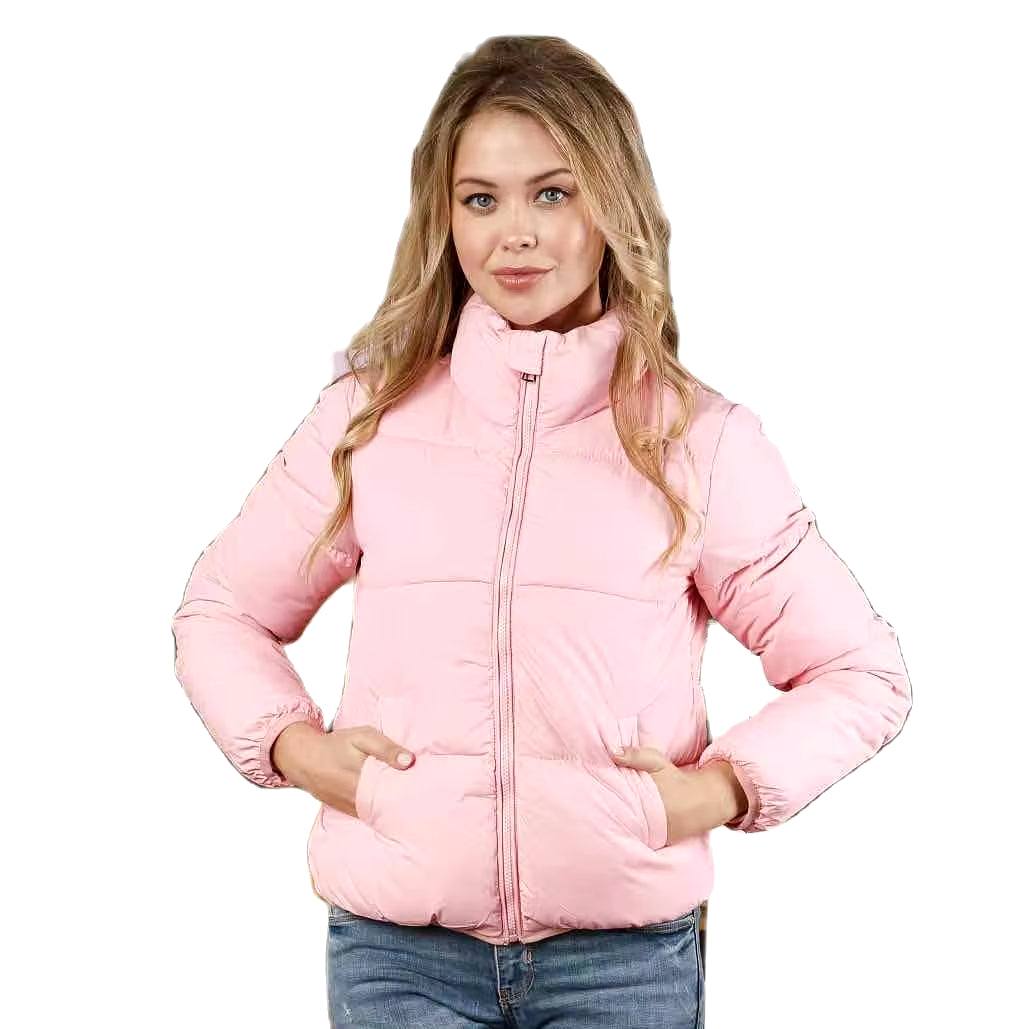 -10Centigrade Puffer Jacket Women 2021 Oversized Bubble Coat Winter Autumn Stand Collar Cotton Padding Warm Solid Parka Sales!